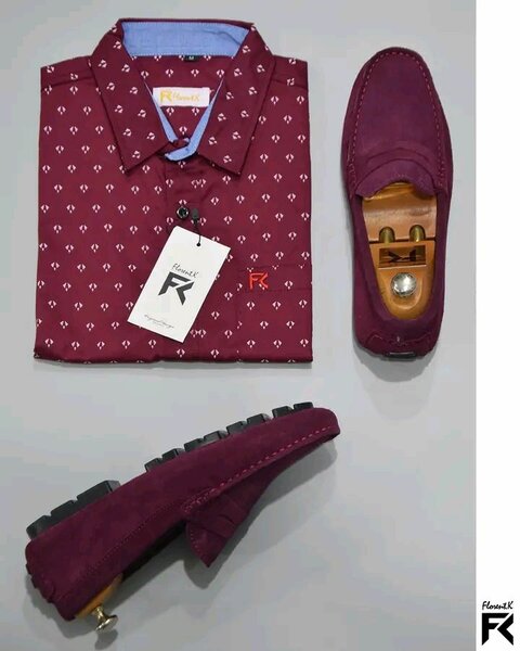 Chaussures mocassins en daim