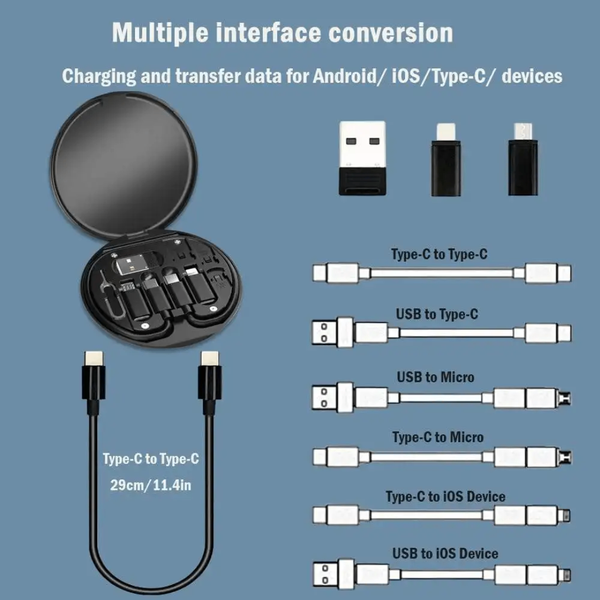 Câble de recharge multifonction 60W
