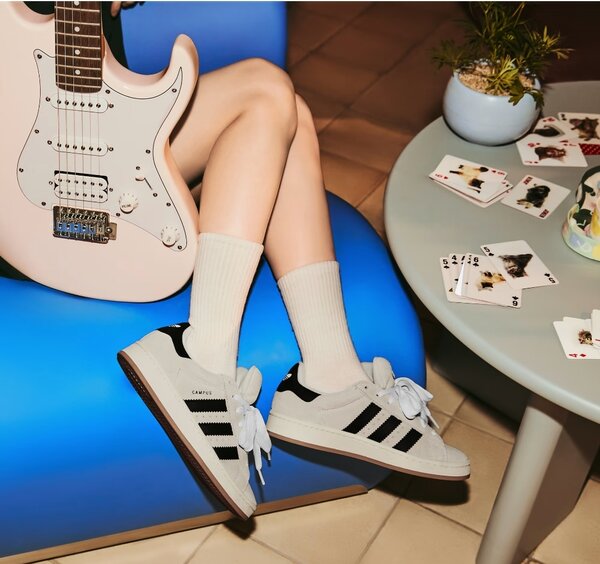 Adidas campus gris noir