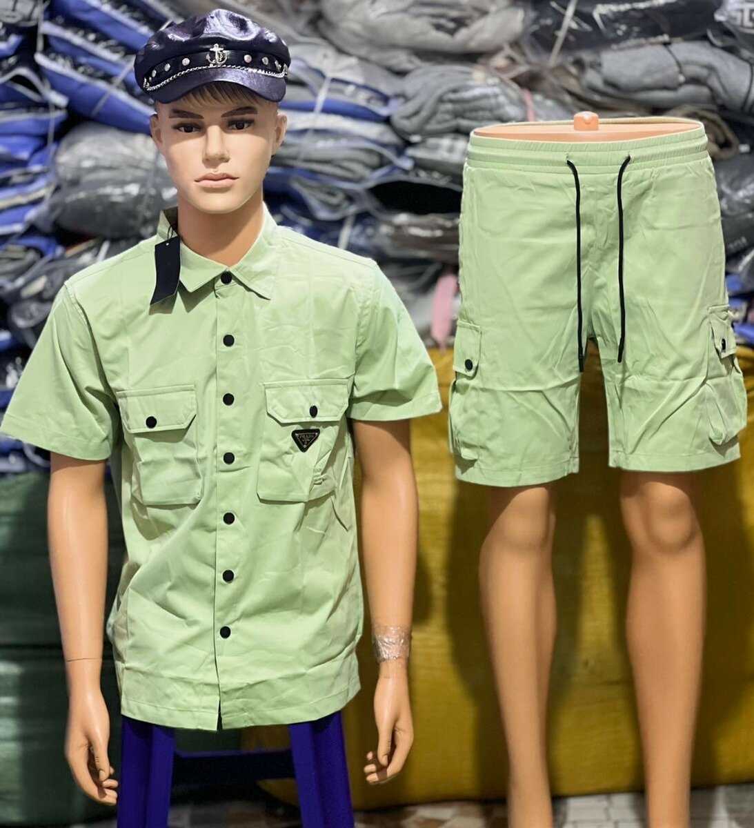 Set chemise et short léger