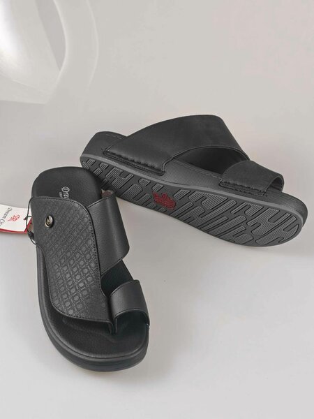 Sandales Confort Noires Homme