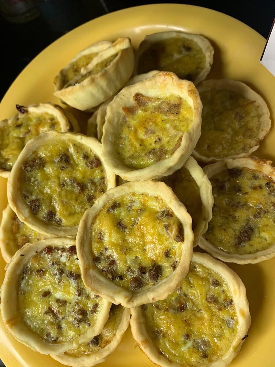 Quiches viande hachée fromage