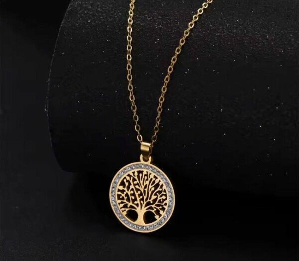 Collier Arbre de Vie Doré