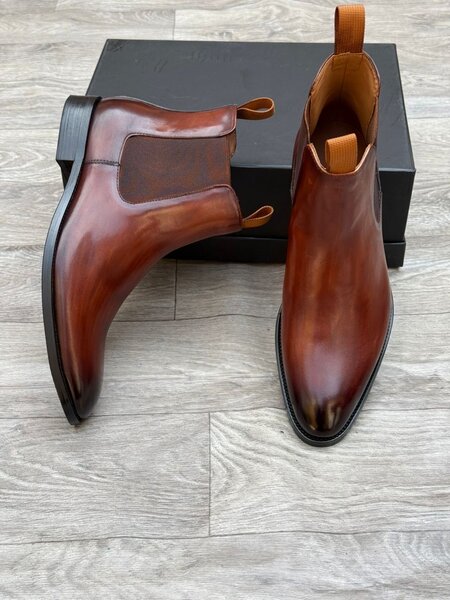 Bottes Chelsea en cuir élégantes