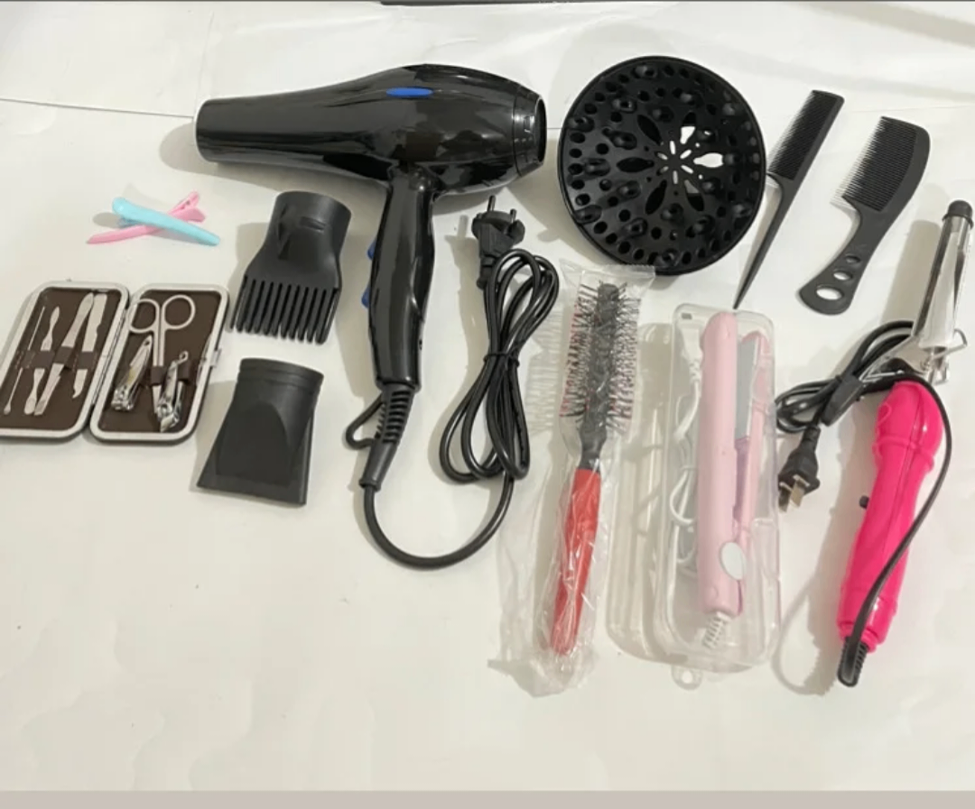 Ensemble coiffure professionnel