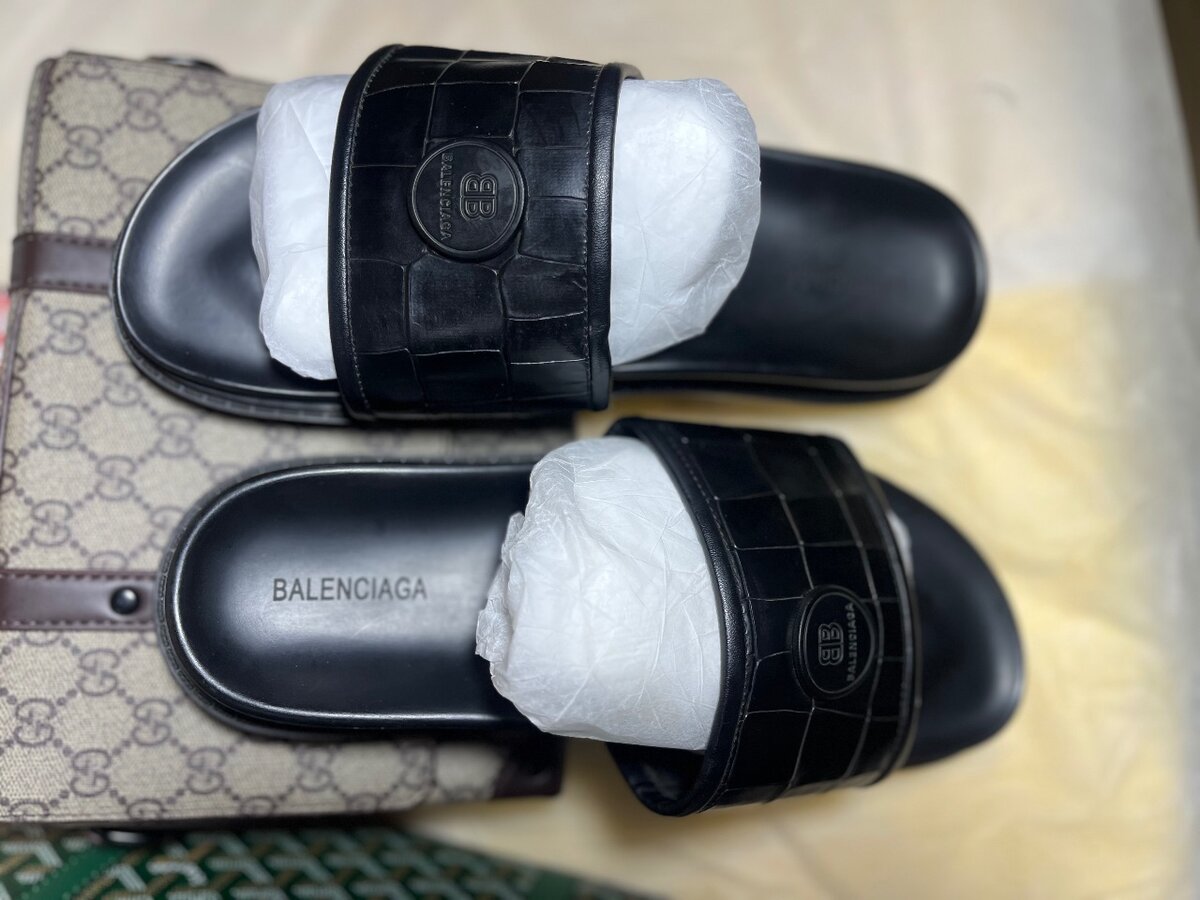 Sandales de luxe en cuir