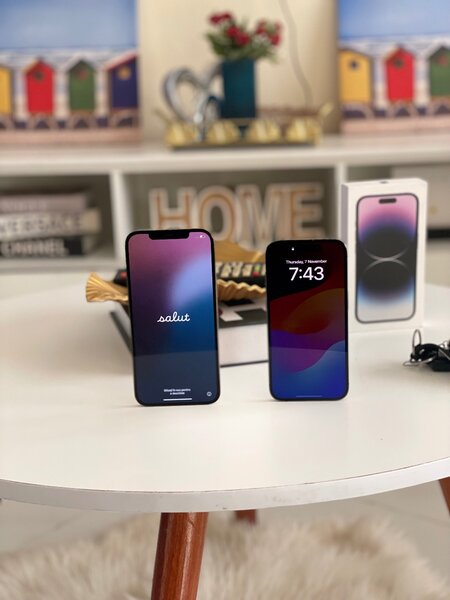 iPhone 12 Pro Max and 14 pro