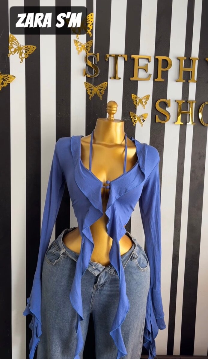 Cardigan bleu femme élégant