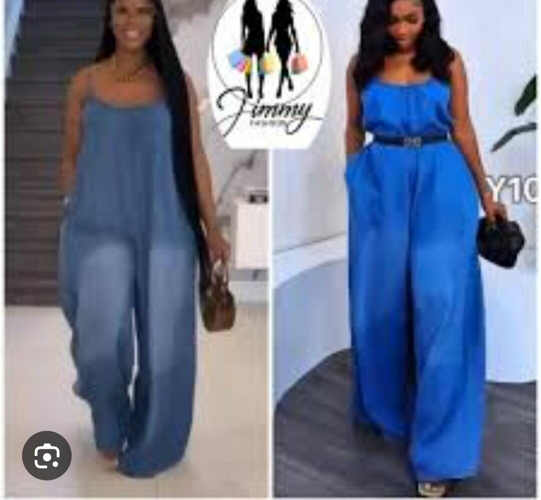 Combinaison Pantalon Femme Bleu