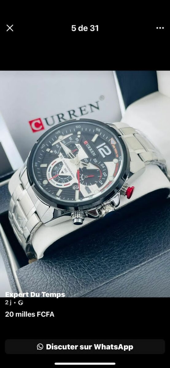 Montre Homme Curren Chrono