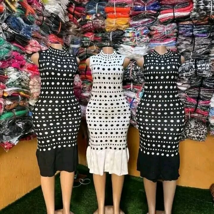 Robe à pois élégante