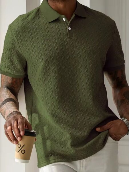 Polo vert homme
