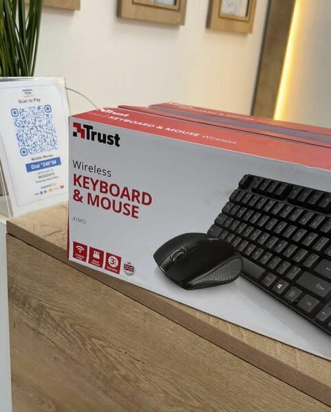Wireless keyboard and mouse