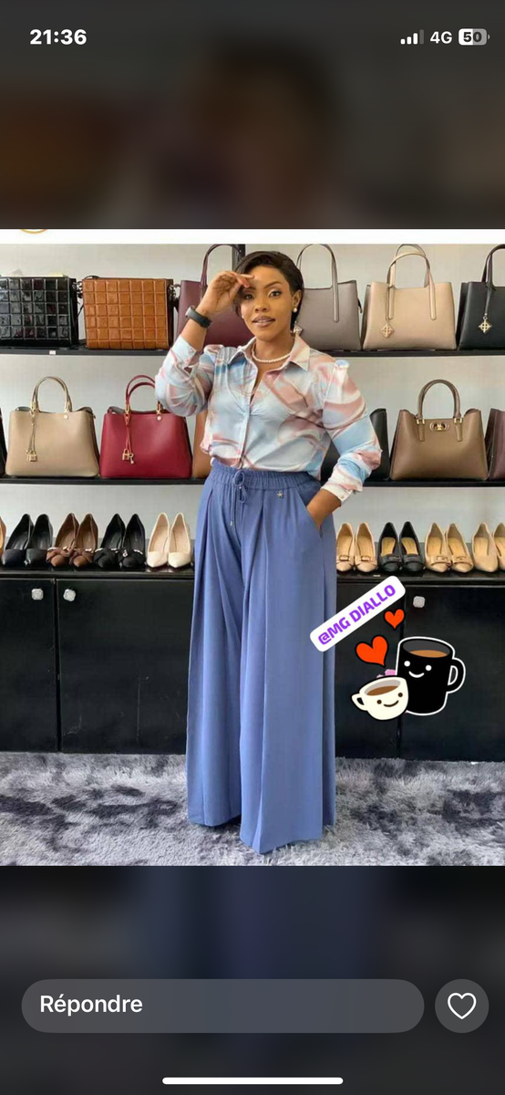 Pantalons larges élégants