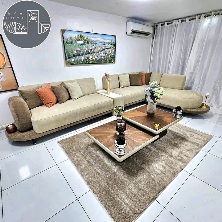 Canapé en L moderne