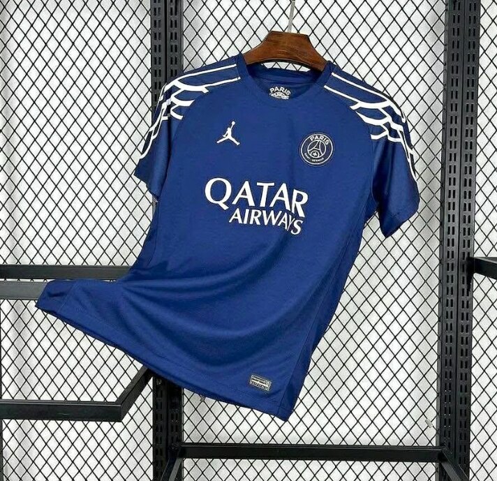 Maillot de Football Bleu Homme