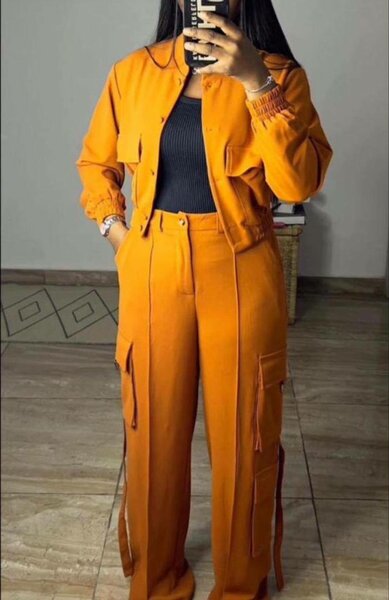 Ensemble chic à poches femme