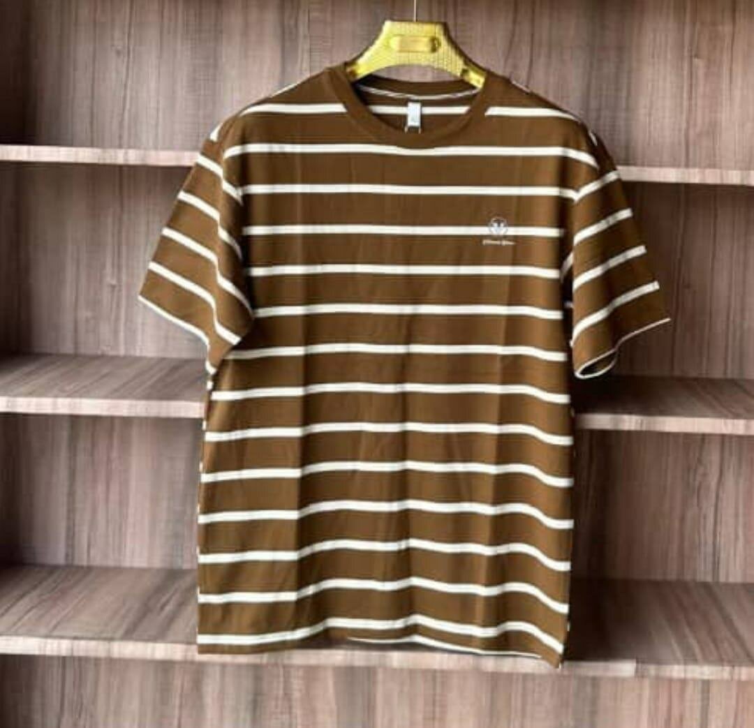 COTTON STRIPED T-SHIRT