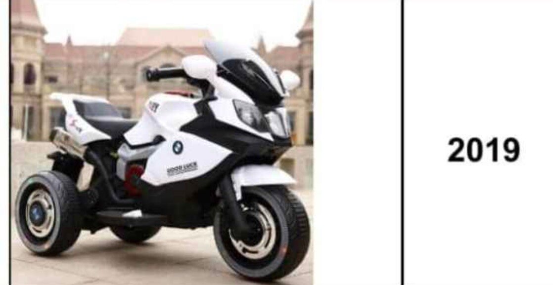 Moto électrique enfant LED