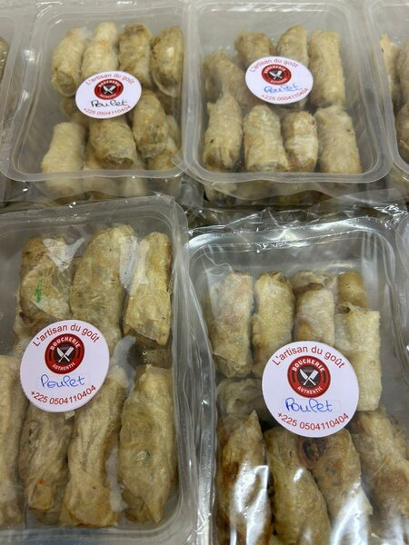 Nems au poulet et au boeuf