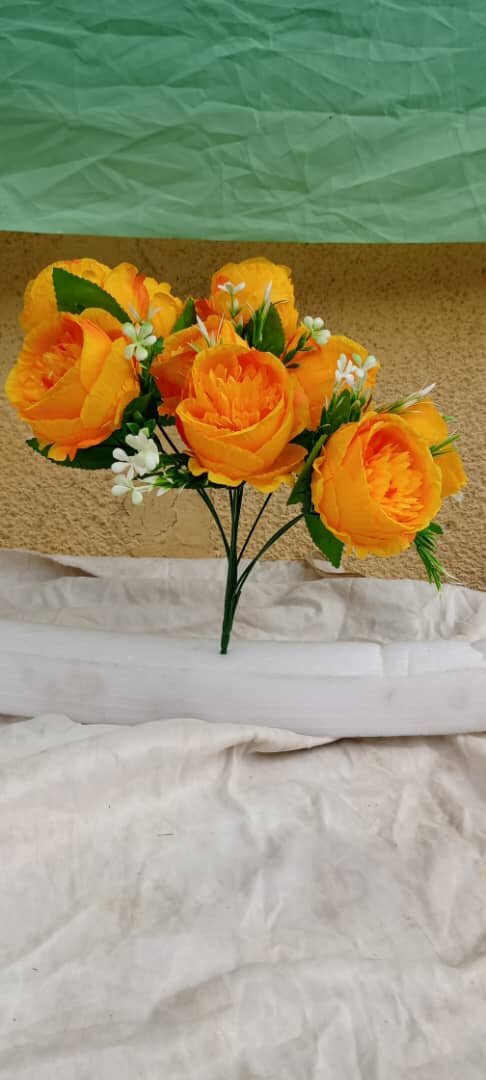 Vibrant Artificial Roses Bouquet