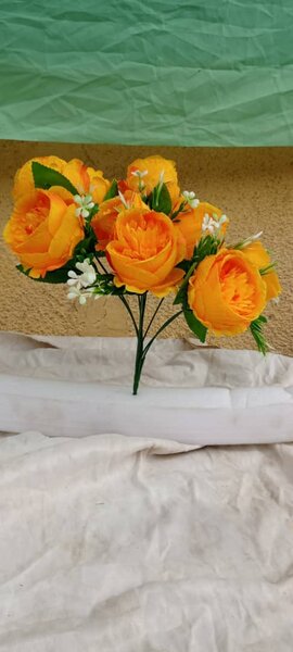 Vibrant Artificial Roses Bouquet