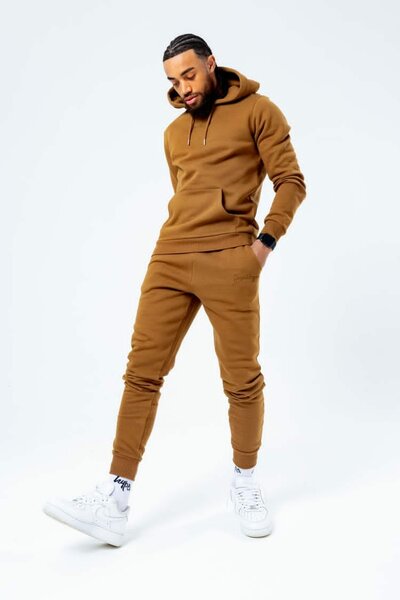 Men's sports two-piece, brown