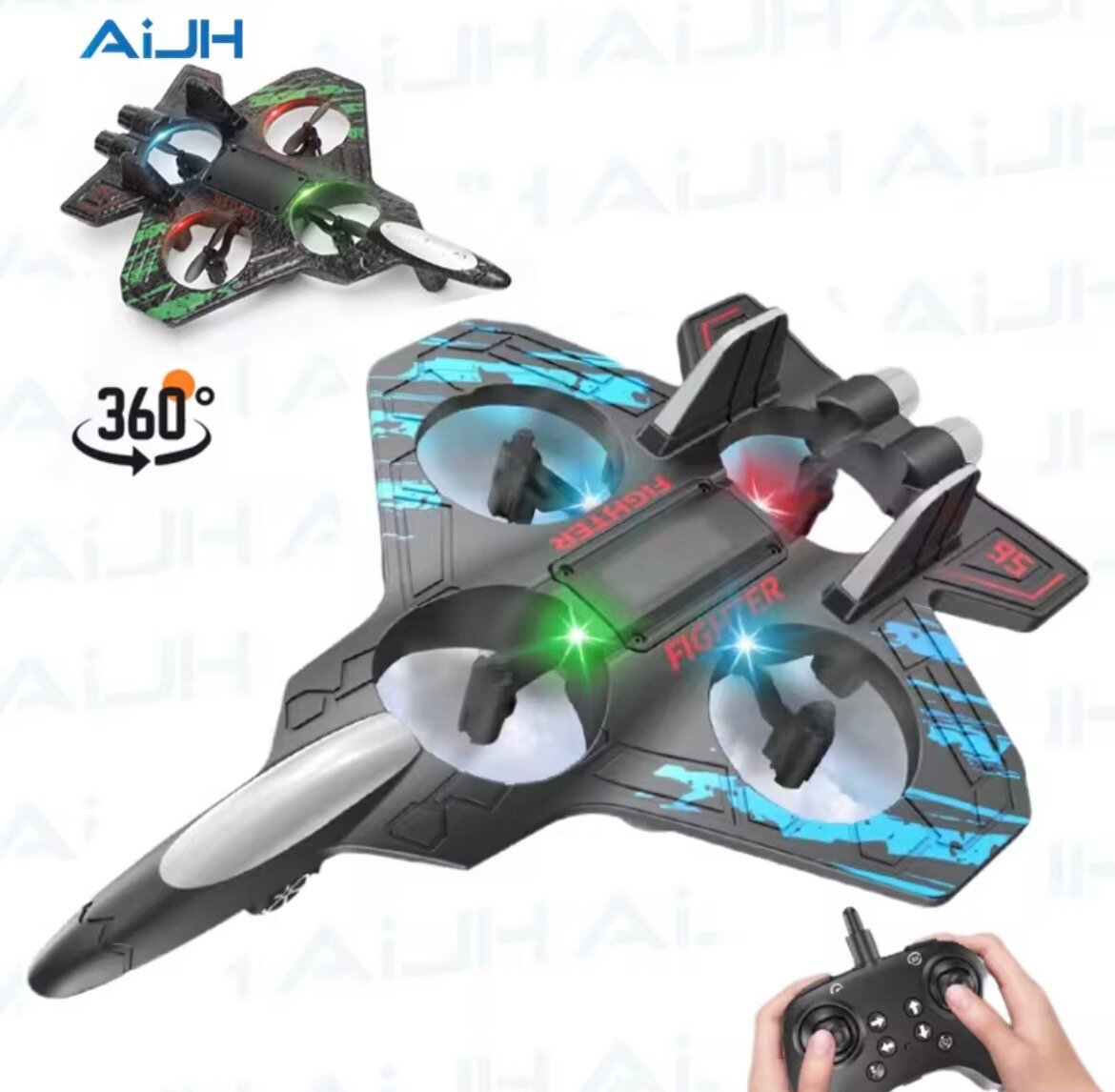 Avion RC Télécommandé 360°