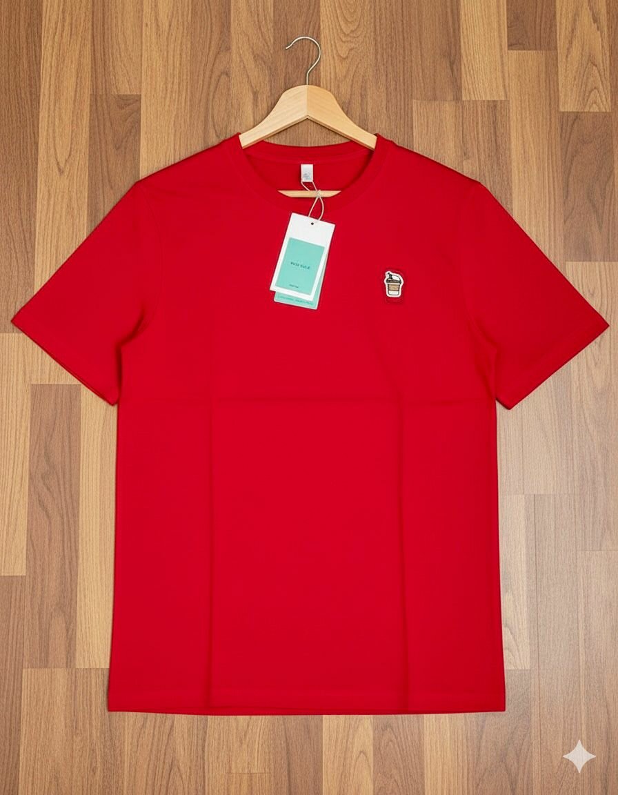 T-shirt rouge tendance