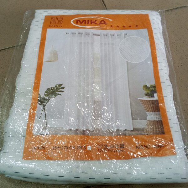 Rideaux blancs MIKA légers