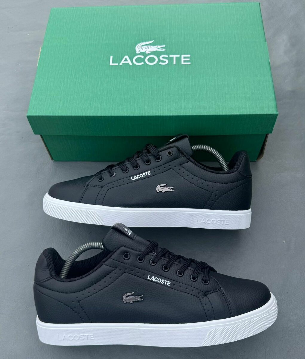 Chaussures Lacoste noires pour homme
