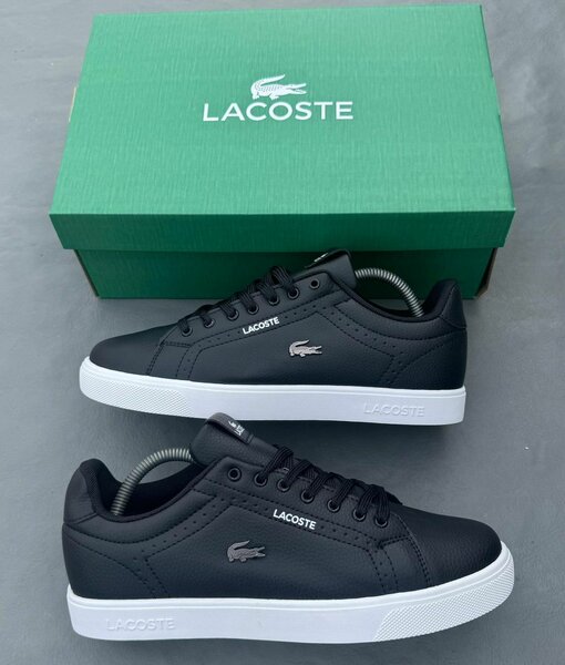 Chaussures Lacoste noires pour homme