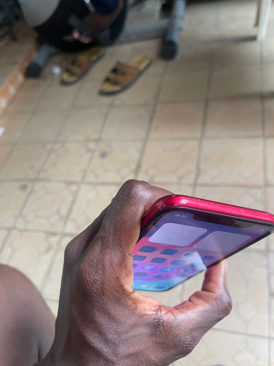 iPhone rouge élégant