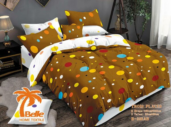 Parure de lit coloré 2 places