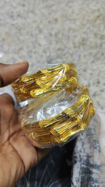 Bracelet doré en maille élégante