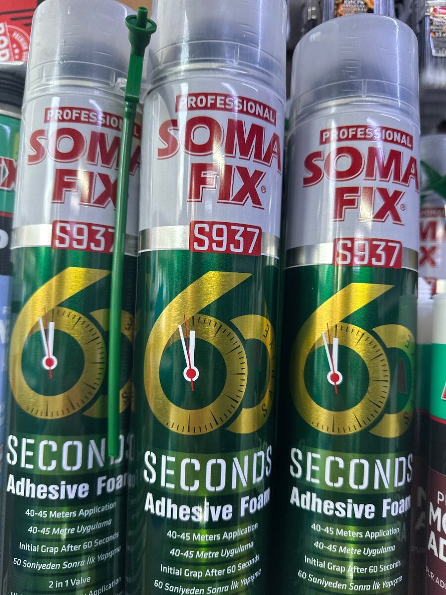 Пена клей 60 секунд