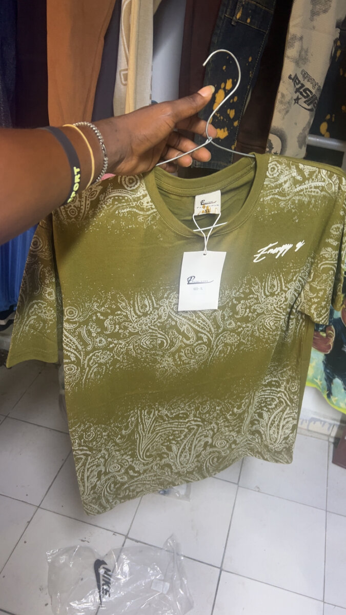 Green Paisley T-Shirt