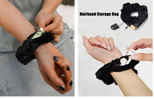 Chouchou Porte-Objets Cachette