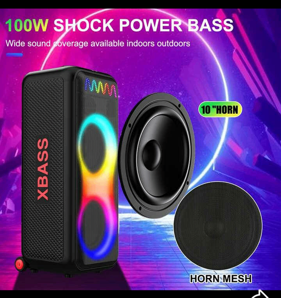 Enceinte Bluetooth 100W XBass