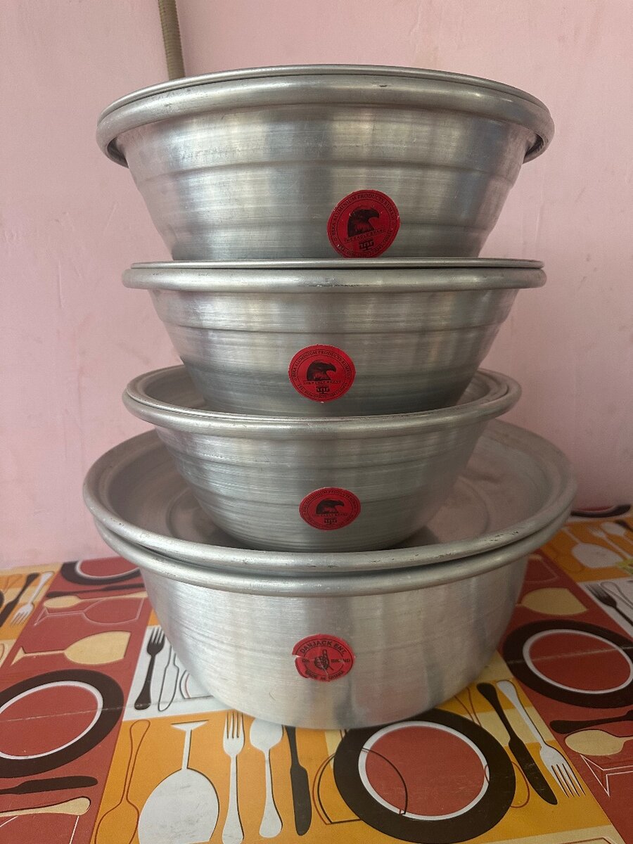 Bols aluminium avec couvercle