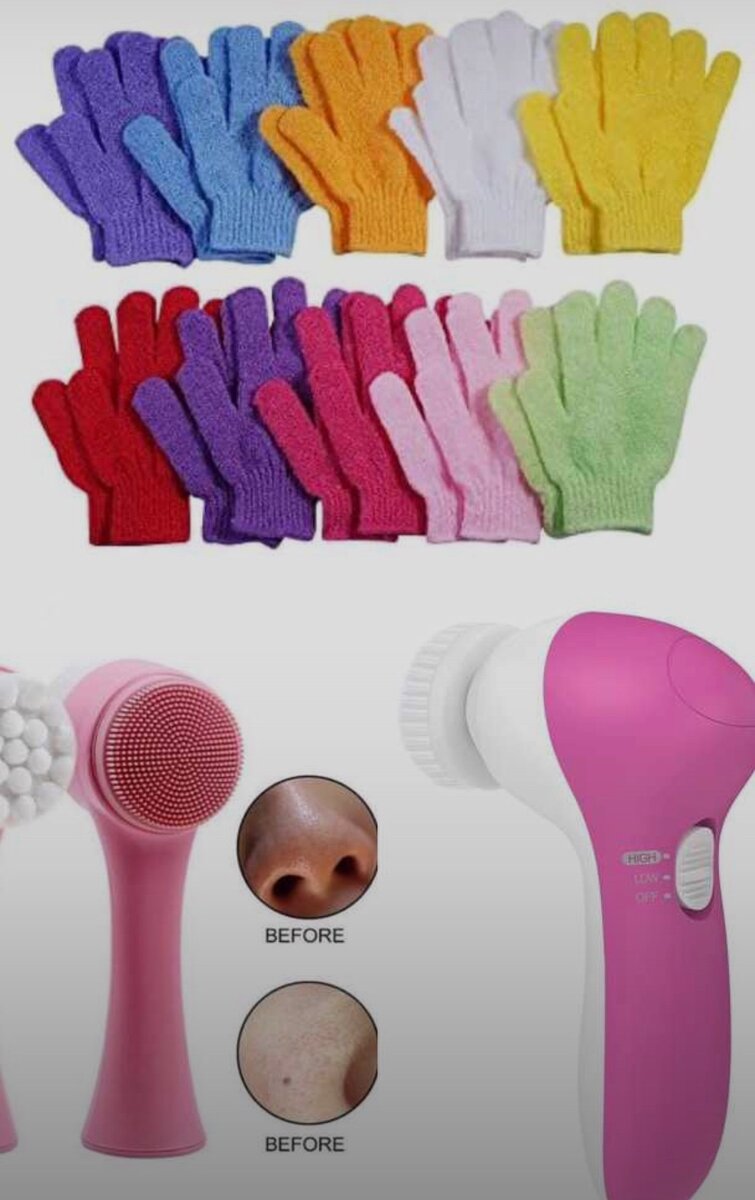 2 sides silicon Facial brush