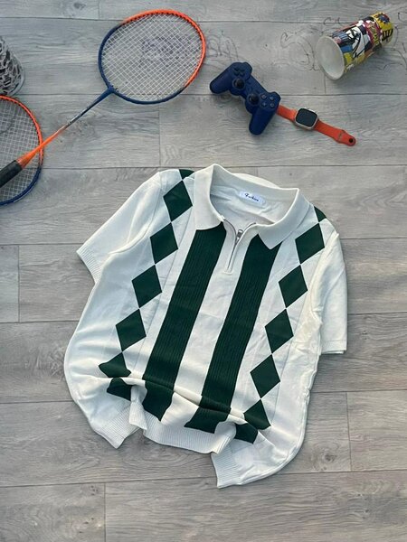 Polo homme rétro élégant