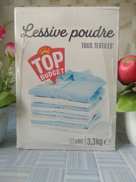 Lessive poudre tous textiles