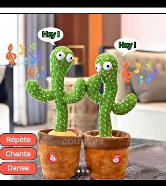 Cactus dansant interactif musical
