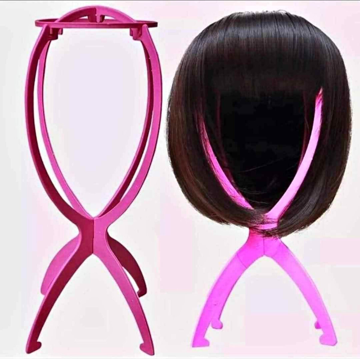 Support perruques pliable