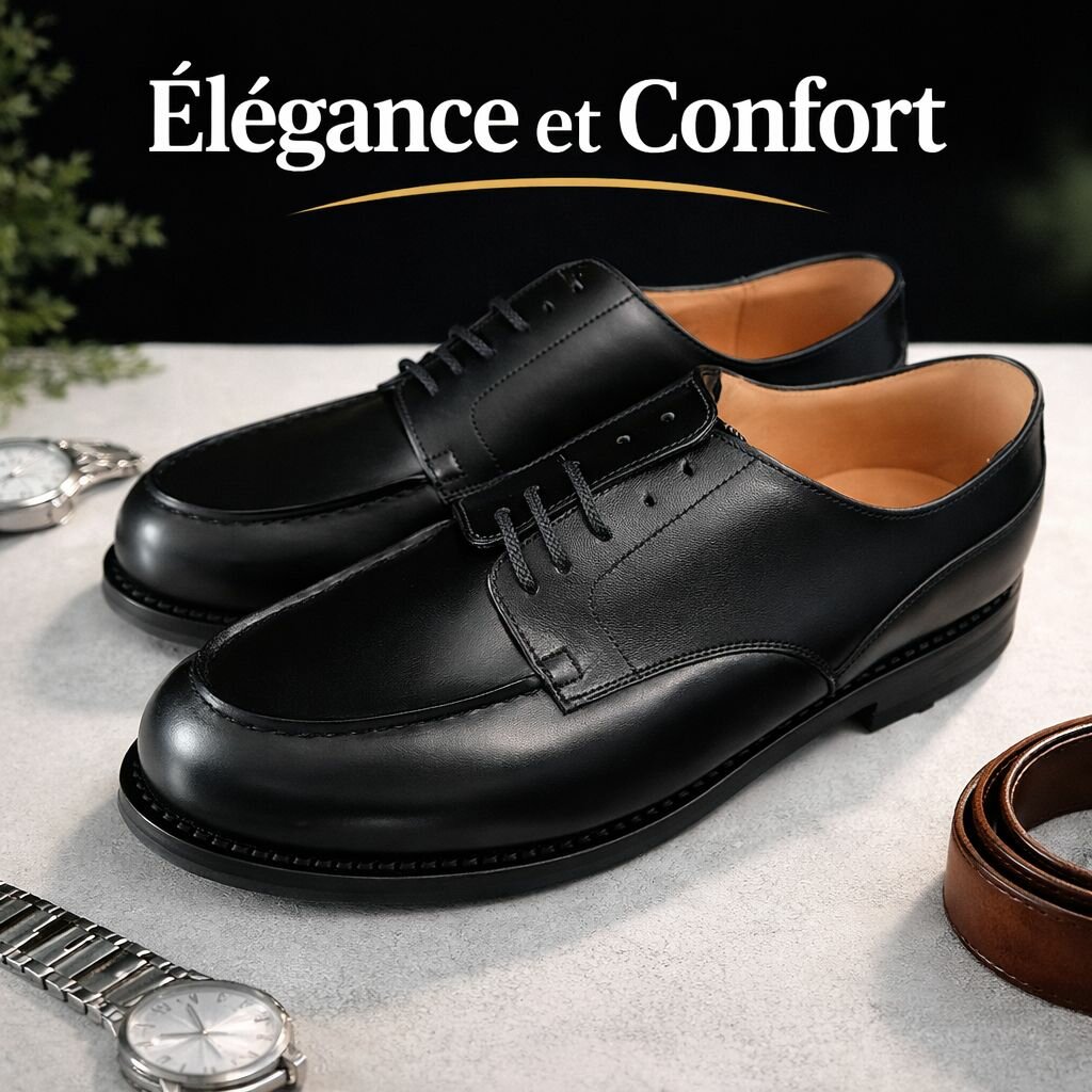 Chaussures Homme en Cuir Élégantes
