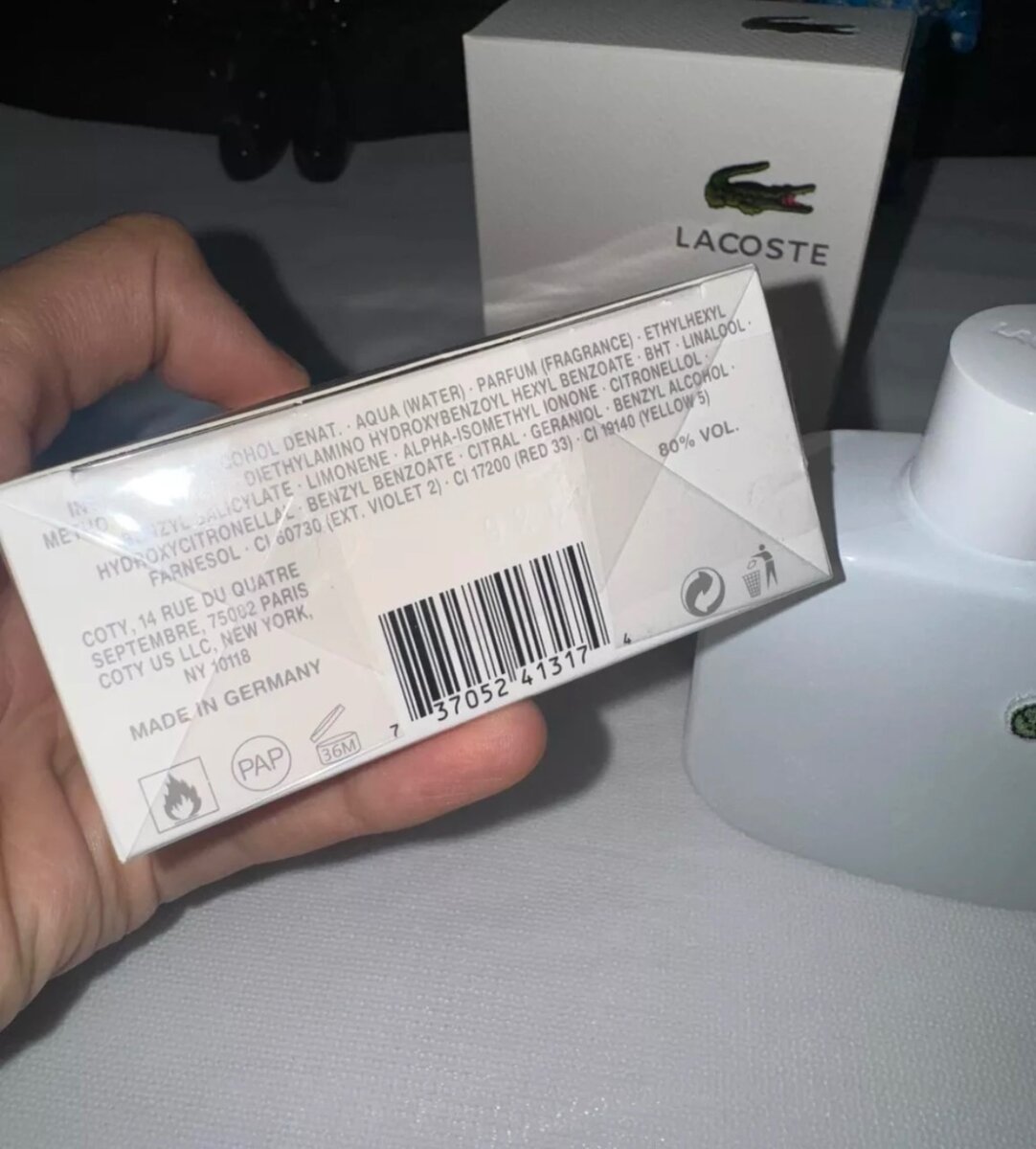 Lacoste white