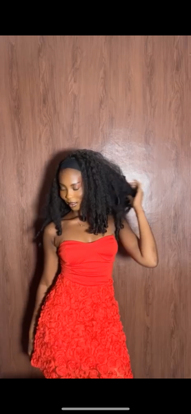 Elegant Red Strapless Dress