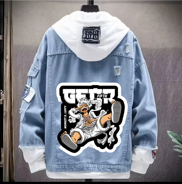 Jacket en Jean a Capuche One Piece