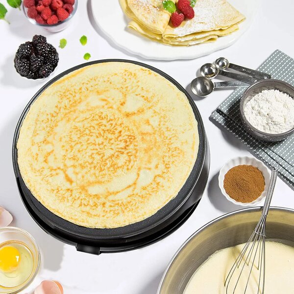 Crêpière électrique plaque chauffante